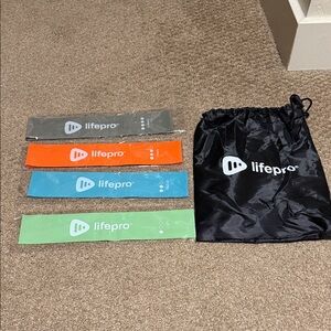 Lifepro Resistance Bands Set - Multi-Color